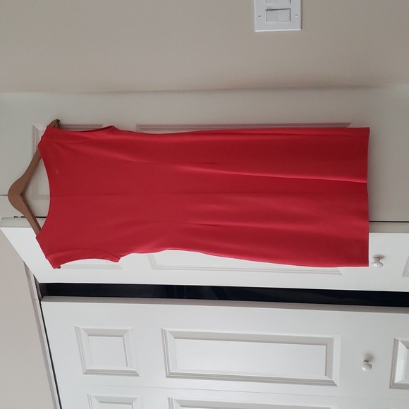 MANGO Suit Bodycon Dress Size M Salmon Pink - Picture 2 of 5